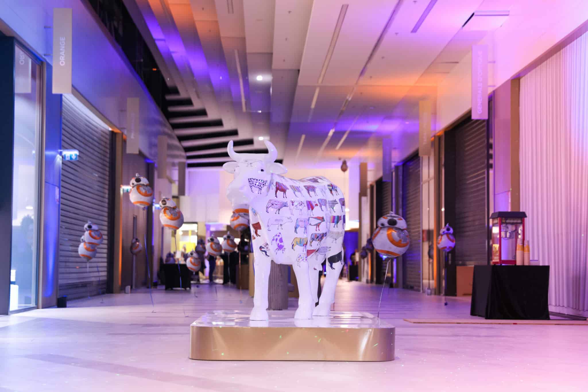 Inauguration Carrefour Boisseuil Vache Gallerie